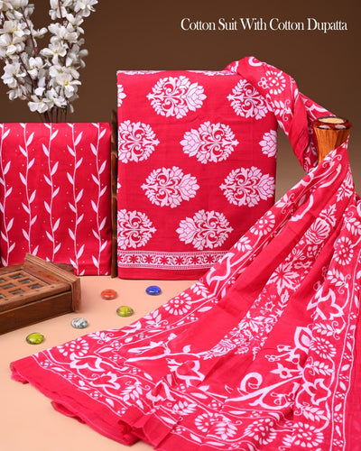Exclusive Cotton Suit with Cotton Dupatta (BCTCOTCT104)
