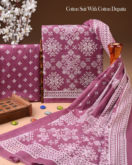 Exclusive Cotton Suit with Cotton Dupatta (BCTCOTCT97)