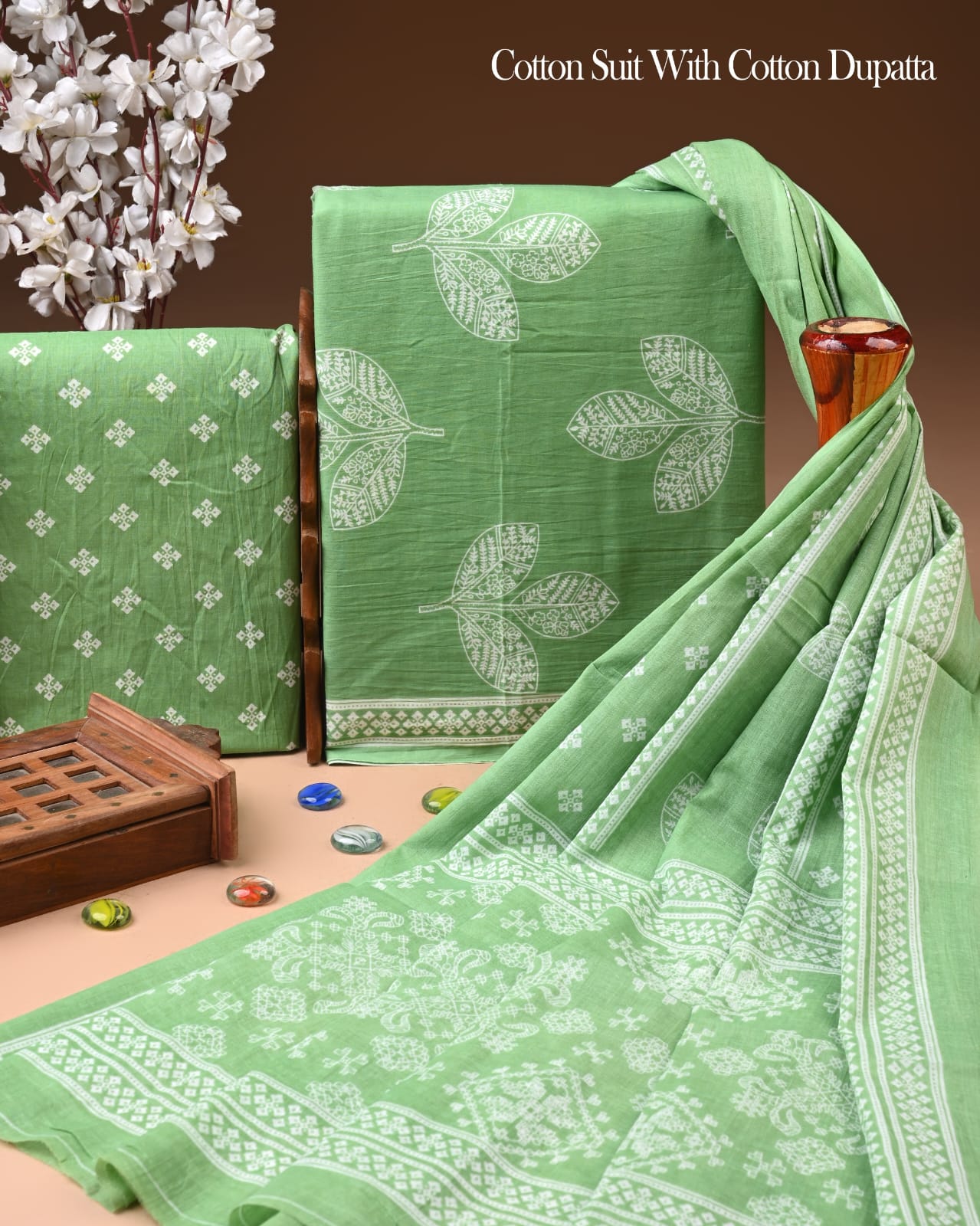 Premium Cotton Suit with Cotton Dupatta (BCTCOTCT01)