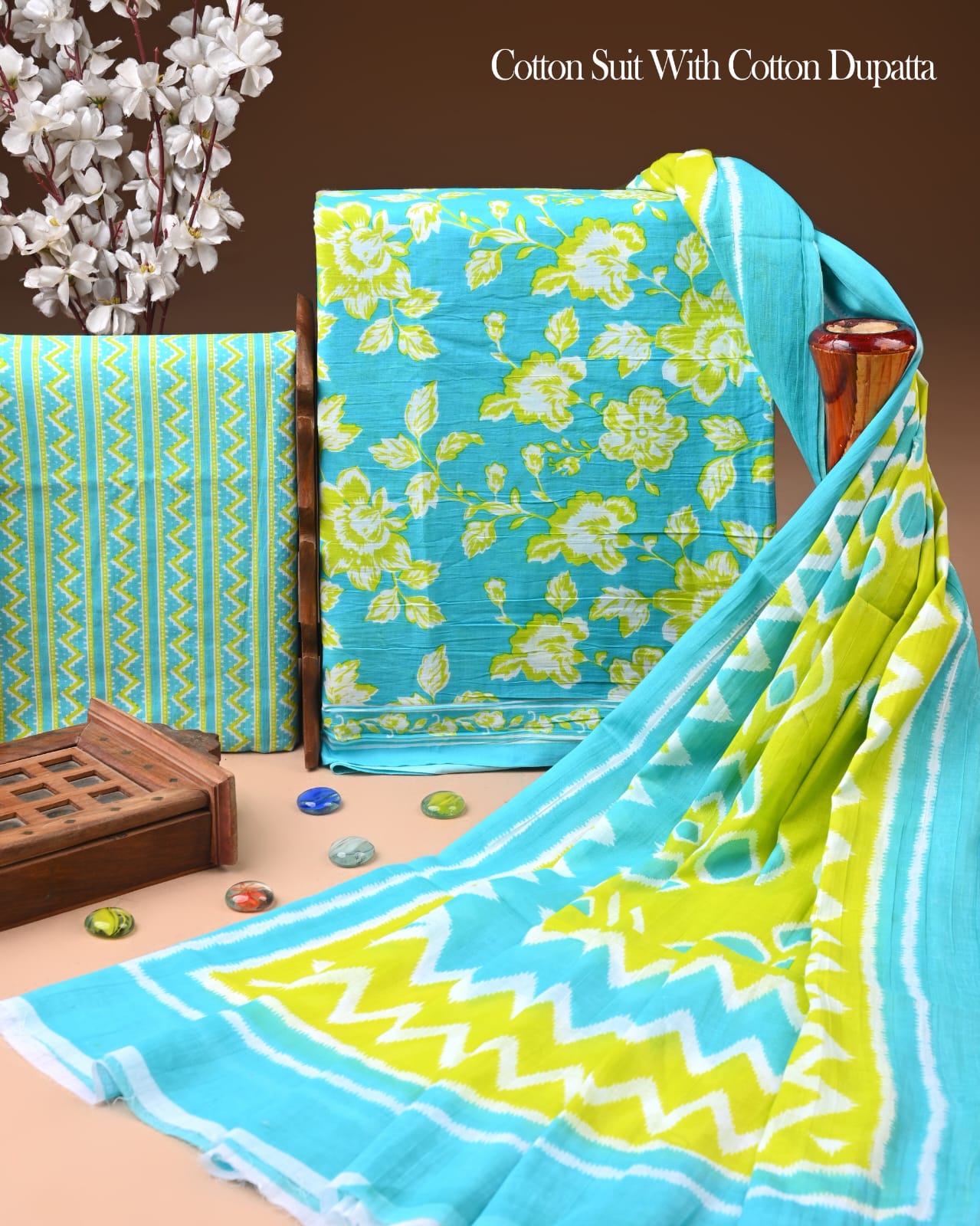 Exclusive Cotton Suit with Cotton Dupatta (BCTCOTCT23)