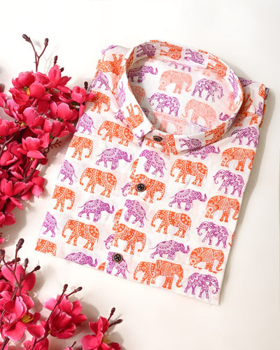 Luxura Cotton Full‑Sleeve Shirt for Men — Single Pocket (BCTSHFS06)