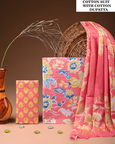 Exclusive Cotton Suit with Cotton Dupatta (BCTCOTCT26)