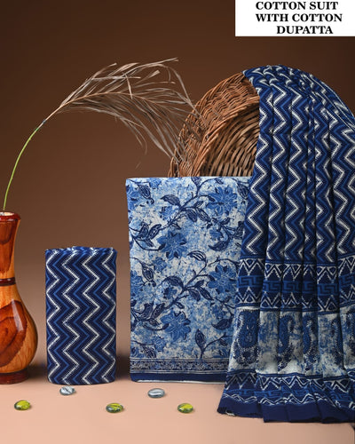 Premium Cotton Suit with Cotton Dupatta (BCTCOTCT07)