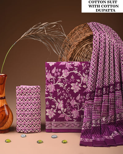 Exclusive Cotton Suit with Cotton Dupatta (BCTCOTCT23)