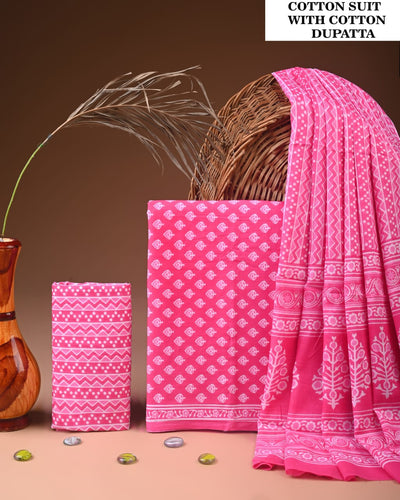 Premium Cotton Suit with Cotton Dupatta (BCTCOTCT19)