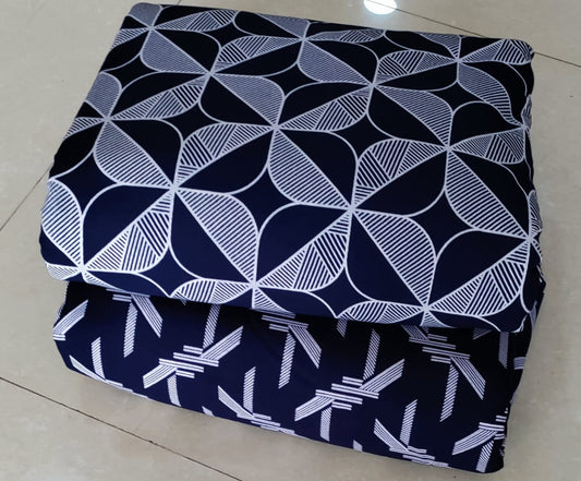 Premium Hand Block Printed Cotton Suit Top And Bottom Set (BCTTB02)