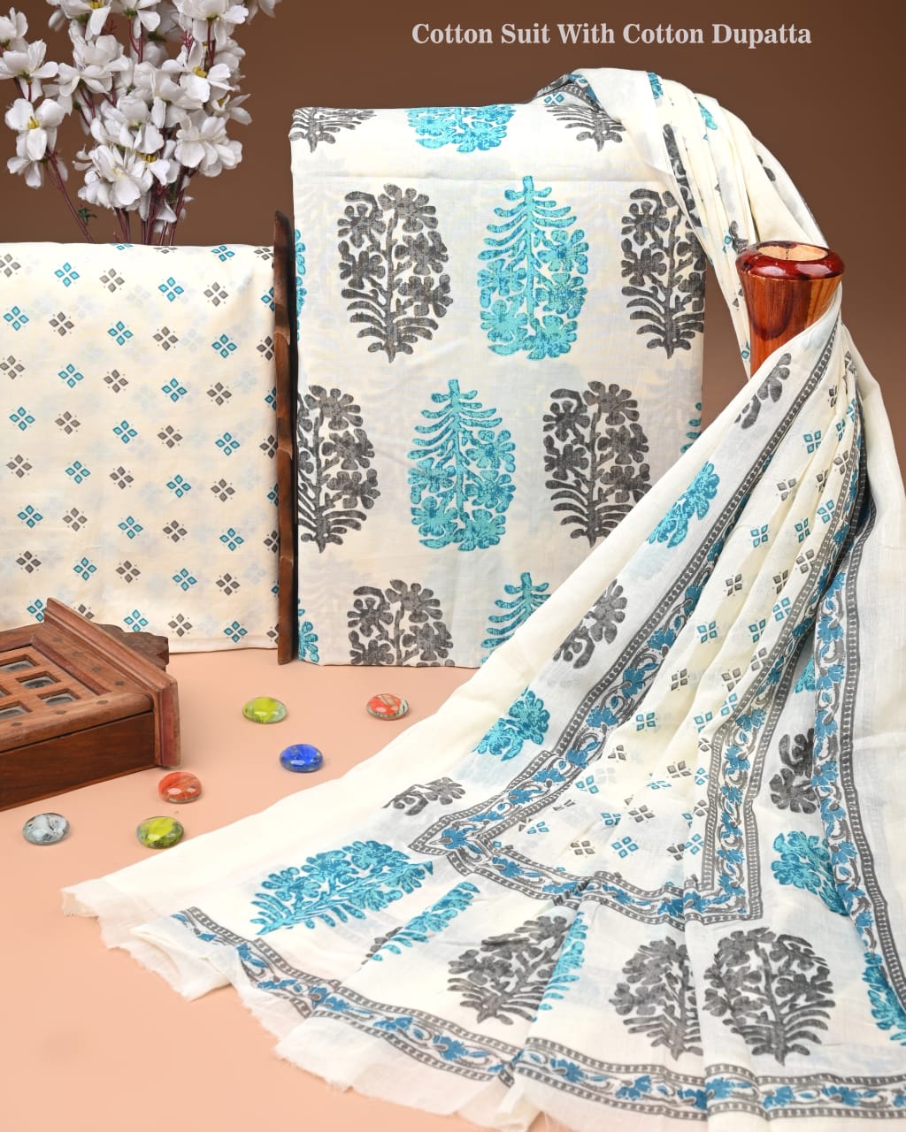 Premium Cotton Suit with Cotton Dupatta (BCTCOTCT88)
