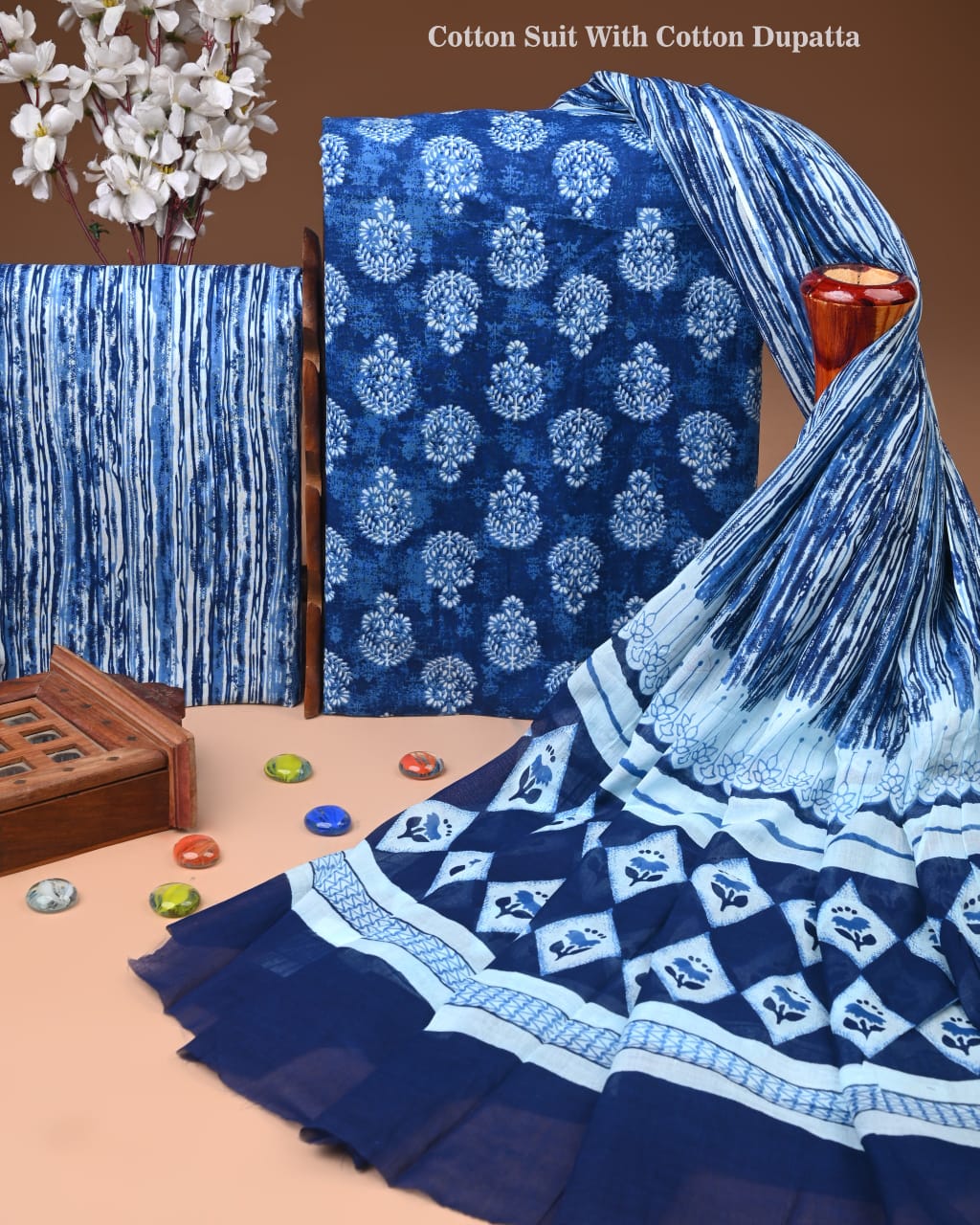 Premium Cotton Suit with Cotton Dupatta (BCTCOTCT85)