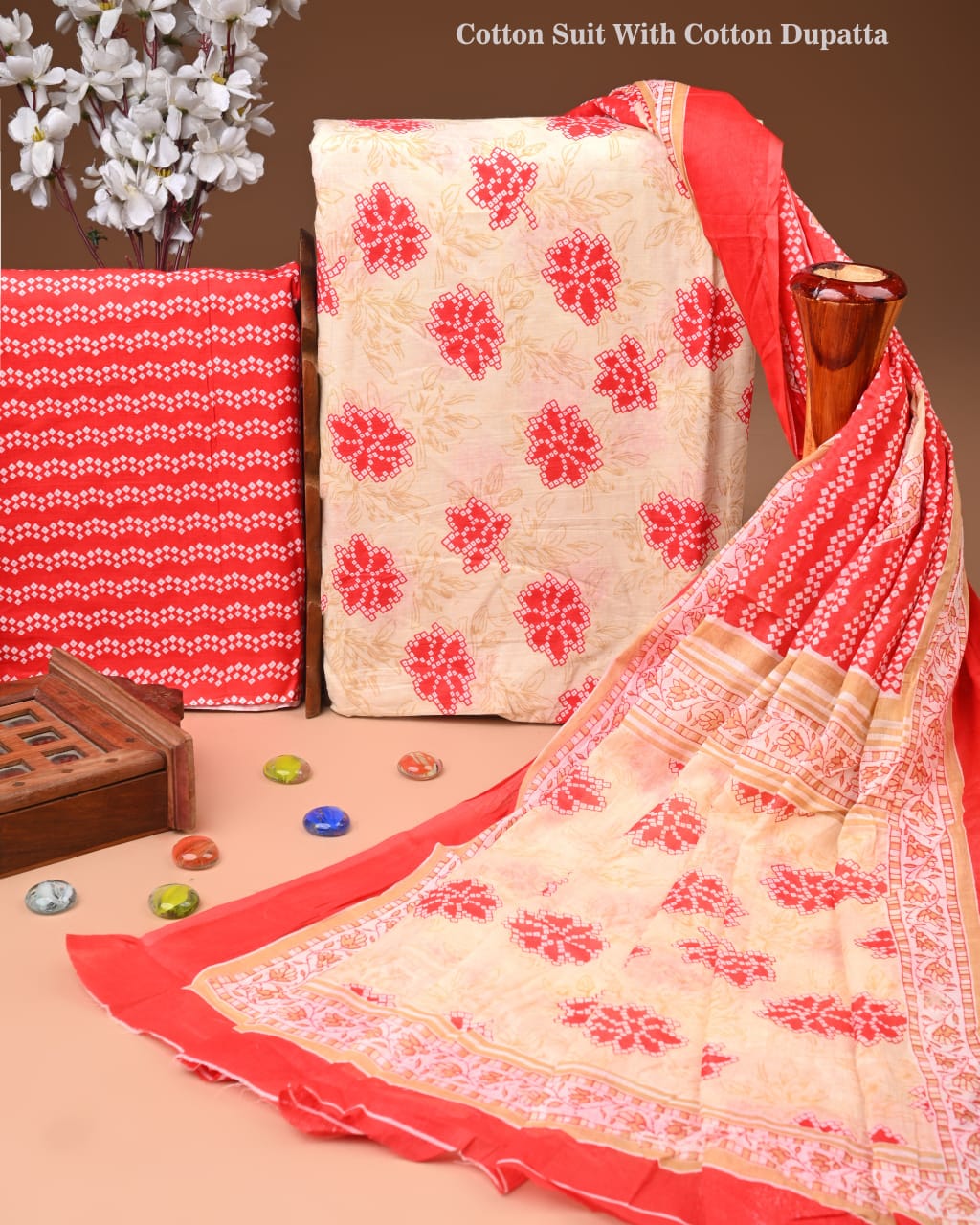 Premium Cotton Suit with Cotton Dupatta (BCTCOTCT84)