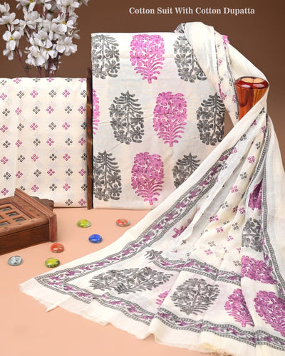 Premium Cotton Suit with Cotton Dupatta (BCTCOTCT82)