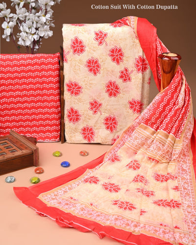Premium Cotton Suit with Cotton Dupatta (BCTCOTCT84)