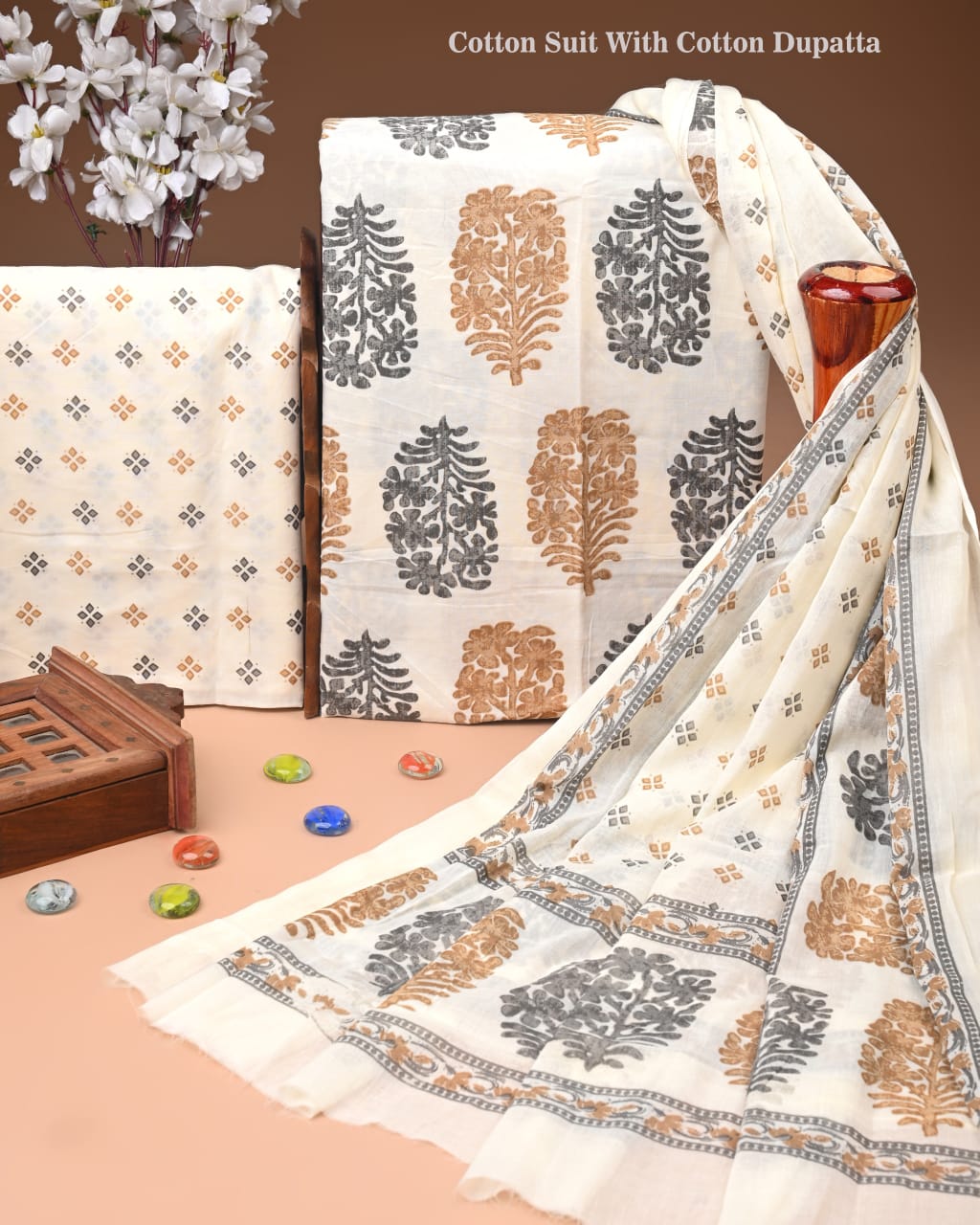Premium Cotton Suit with Cotton Dupatta (BCTCOTCT80)