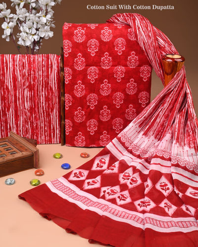 Premium Cotton Suit with Cotton Dupatta (BCTCOTCT81)