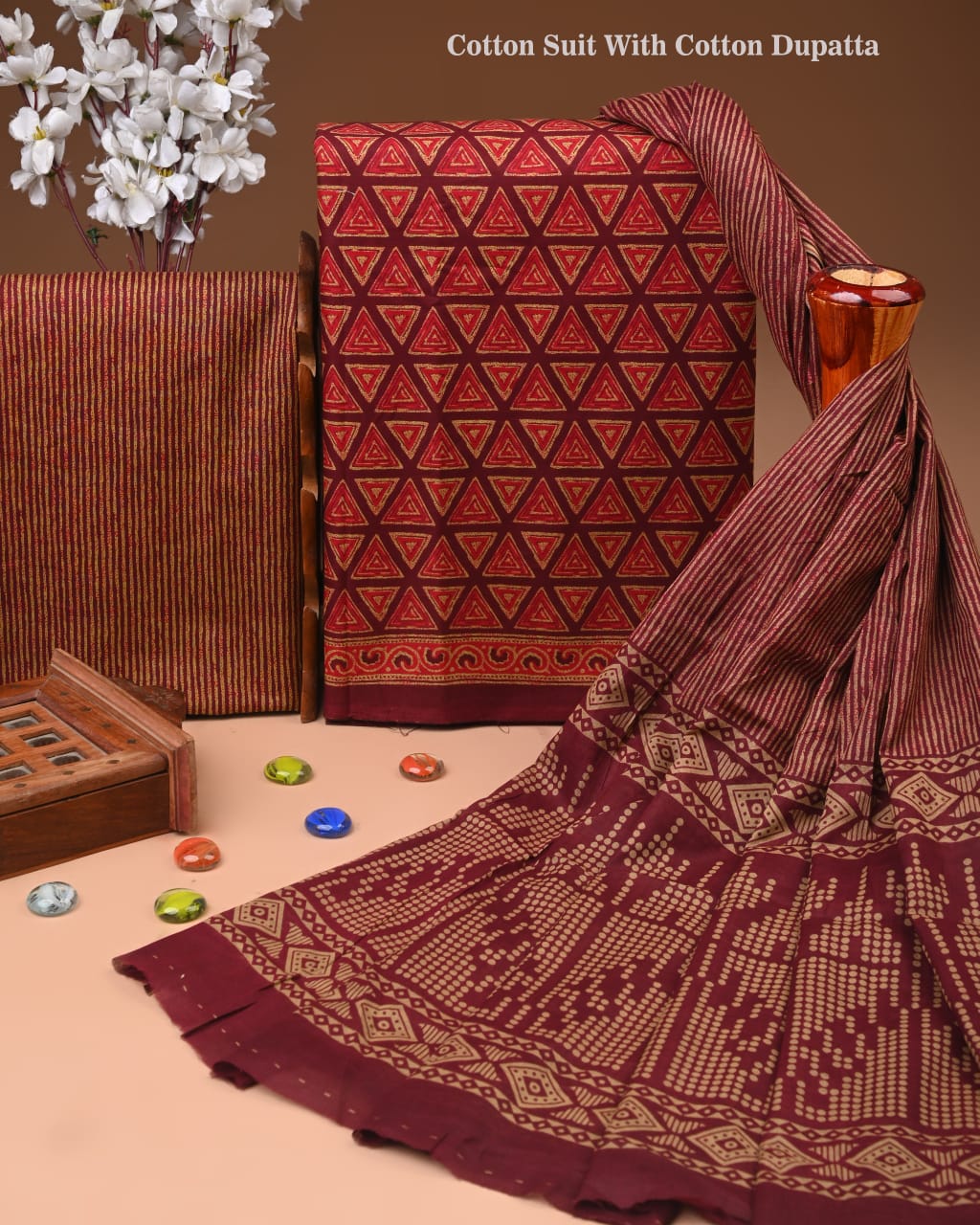 Premium Cotton Suit with Cotton Dupatta (BCTCOTCT73)