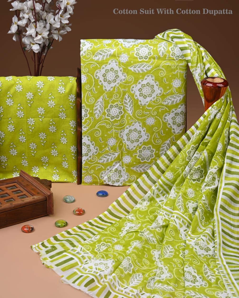 Exclusive Cotton Suit with Cotton Dupatta (BCTCOTCT42)