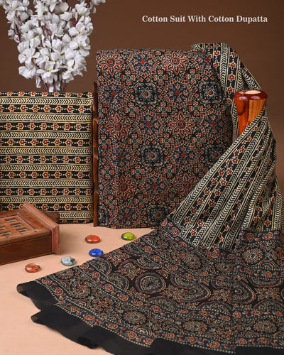 Exclusive Cotton Suit with Cotton Dupatta (BCTCOTCT38)