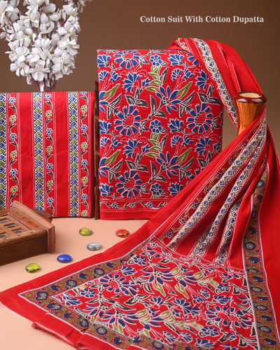 Exclusive Cotton Suit with Cotton Dupatta (BCTCOTCT36)