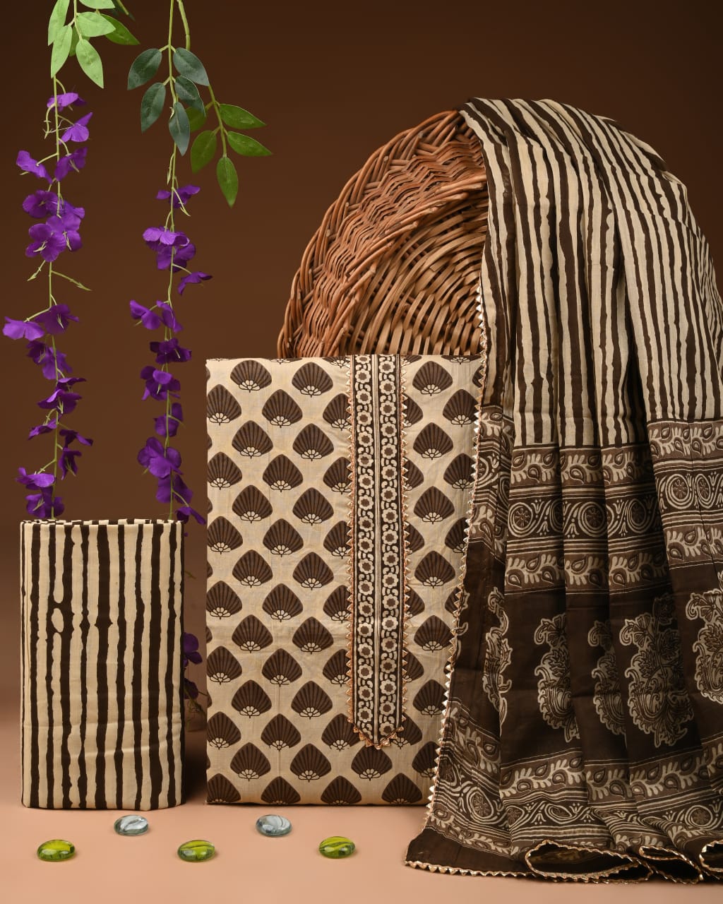 Premium Cotton Suit Gota Patti Work with Cotton Dupatta (BCTCOTCG53)